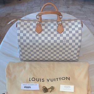 LIKE NEW! Authentic Louis Vuitton Speedy 35